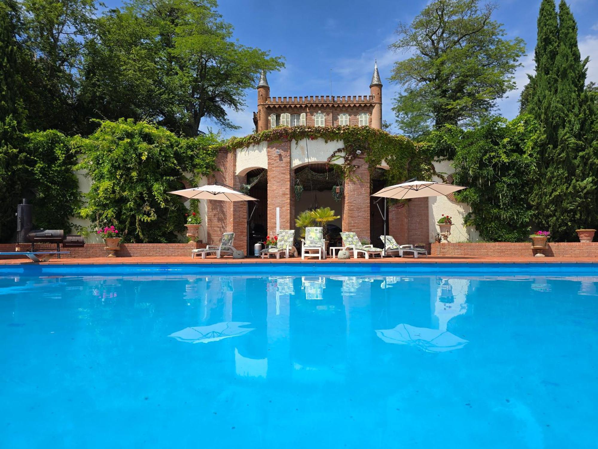 Chateau De Pys Guest House Latrape ภายนอก รูปภาพ